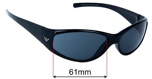 Emporio Armani EA9032/S 61mm Replacement Lenses
